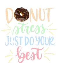 Donut Stress Just Do your Best, Rock The Test Tie-Dye T-Shirt