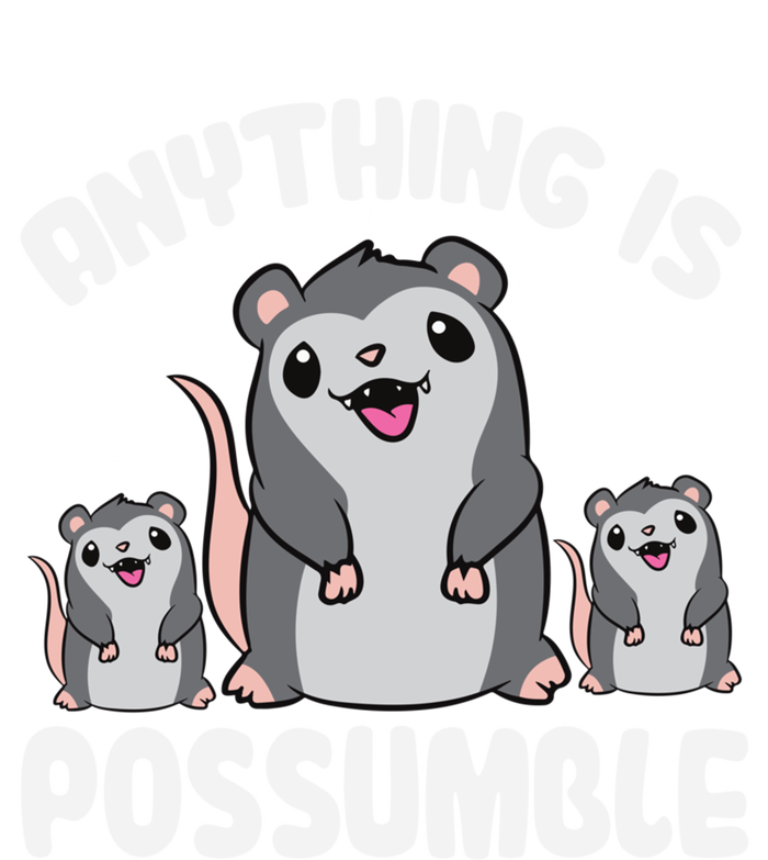 Funny Opossum Anything Is Possumble Cute Possum Family Gift Baby Bodysuit