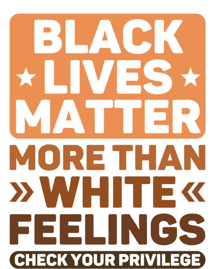 Black Lives Matter More Than White Feelings Blm Juneteenth Gift V-Neck T-Shirt