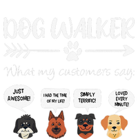 Dog Walker Dog Walking Gift Funny Cute Dog Faces T-Shirt