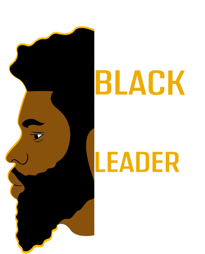 I Am Black Powerful Leader Black King African American Gift T-Shirt