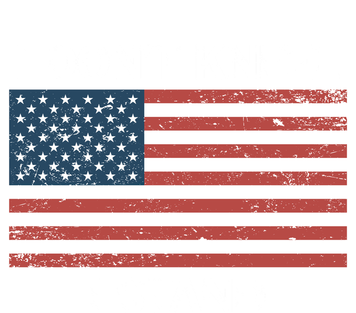 I Don't Kneel I Stand Usa Flag Faded Patriotic Gift Softstyle Adult Sport Polo