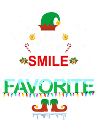 I Just Like To Smile Smiling Is My Favorite Elf Christmas Cool Gift Sustainable Beanie