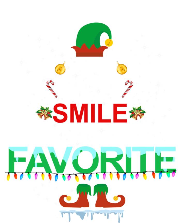 I Just Like To Smile Smiling Is My Favorite Elf Christmas Cool Gift Sustainable Beanie