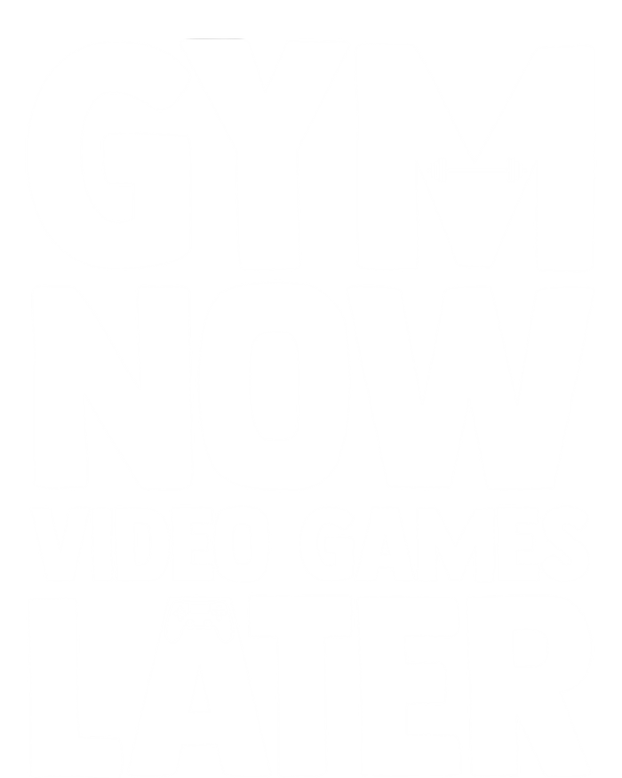 Gym Now Video Games Later Funny Gaming Nerdy Gamer Gift Bumper Sticker