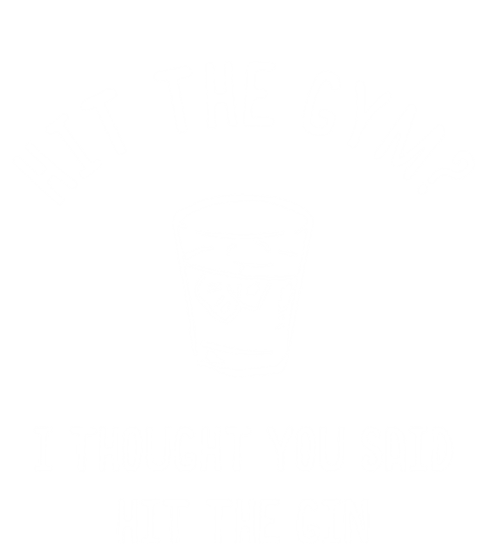 Hit The Gym? I Thought You Said Hit The Gin Gift Women's Racerback Tank