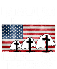 I Stand For The Flag I Kneel For The Cross Usa Patriotic Great Gift Kids Hoodie