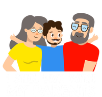 I Still Live With My Parents Design For Mamas Gift Tie-Dye Long Sleeve Shirt