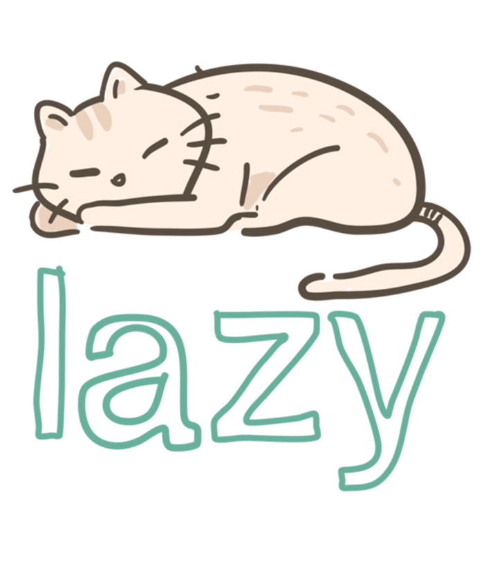 I'm Not Lazy On Energy Saving Mode Funny Cute Cat Sleeping Funny Gift Mousepad