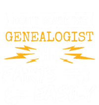 Don't Scare The Genealogist He Farts Easily Genealogy Farter Gift Women's Tri-Blend 3/4-Sleeve Raglan Shirt