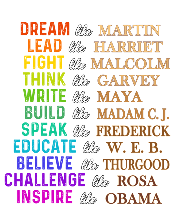 Dream Like Martin Lead Like Harriet The Juneteenth 1865 Gift T-Shirt