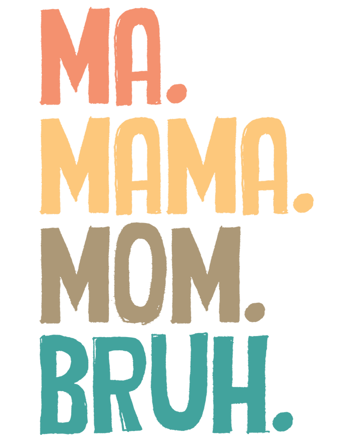 Boy Mom Ma Mama Bruh Funny Front & Back Tank Top