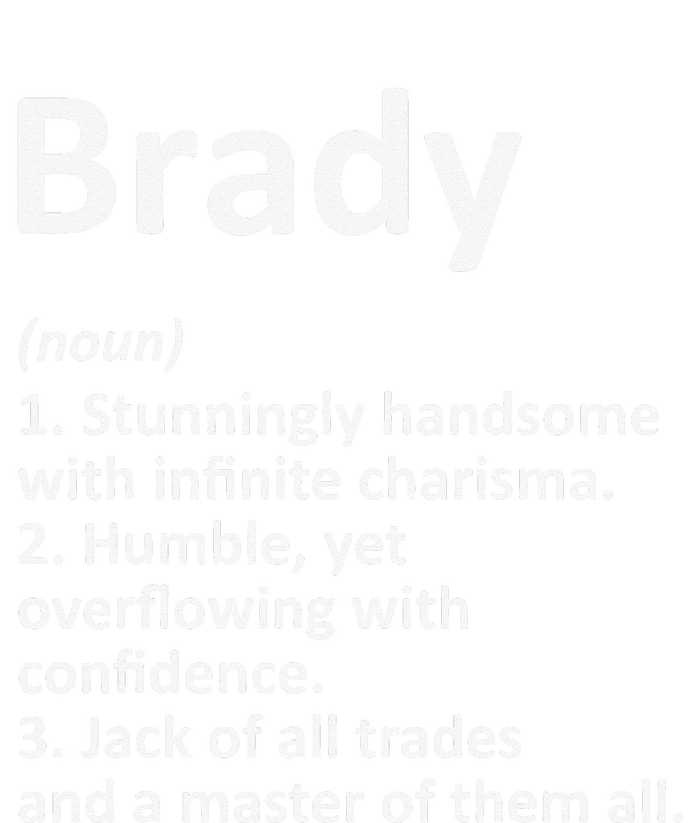 BRADY Definition Personalized Name Funny Birthday Gift Idea Poster