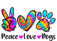 Peace Love Dogs Tie Dye Dog Paw Dog Mom Cute Mother's Day Legacy Cool Fit Booney Bucket Hat