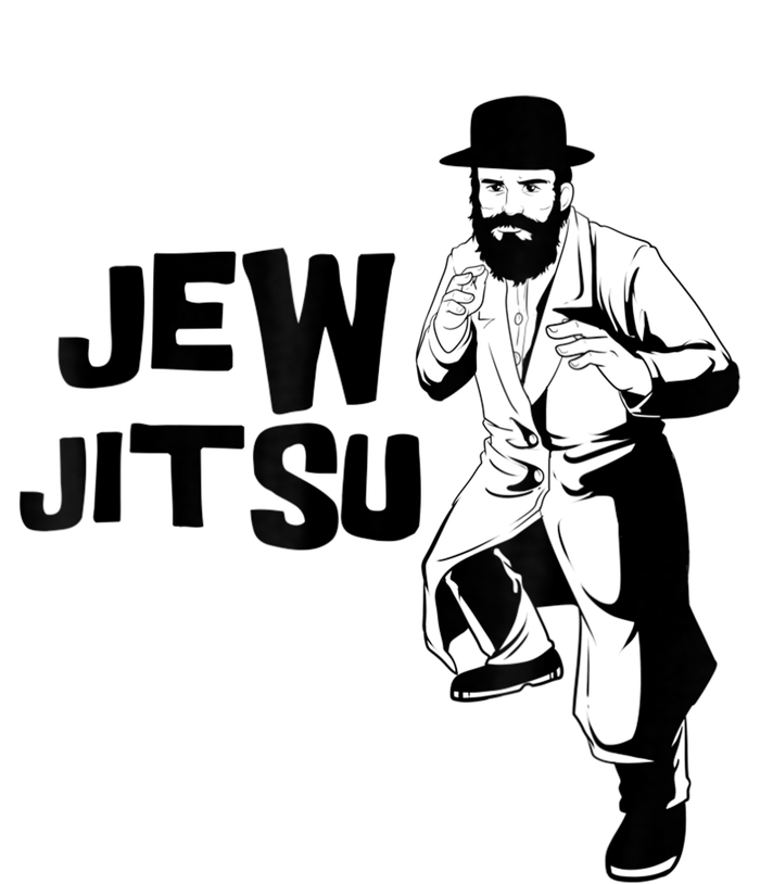 Funny Jew Jitsu Jiu Jitsu Martial Arts High Crown Mesh Back Trucker Hat