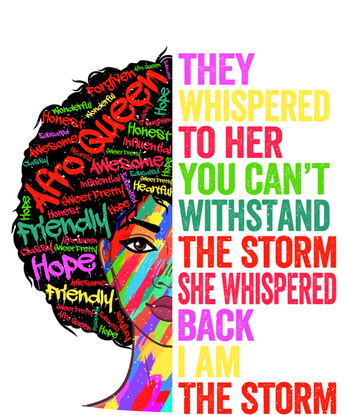 I Am The Storm Black History Month Funny Juneteenth Gift Mesh Reversible Basketball Jersey Tank