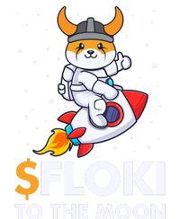 Floki To The Moon Floki Inu Cryptocurrency Bitcoin T-Shirt