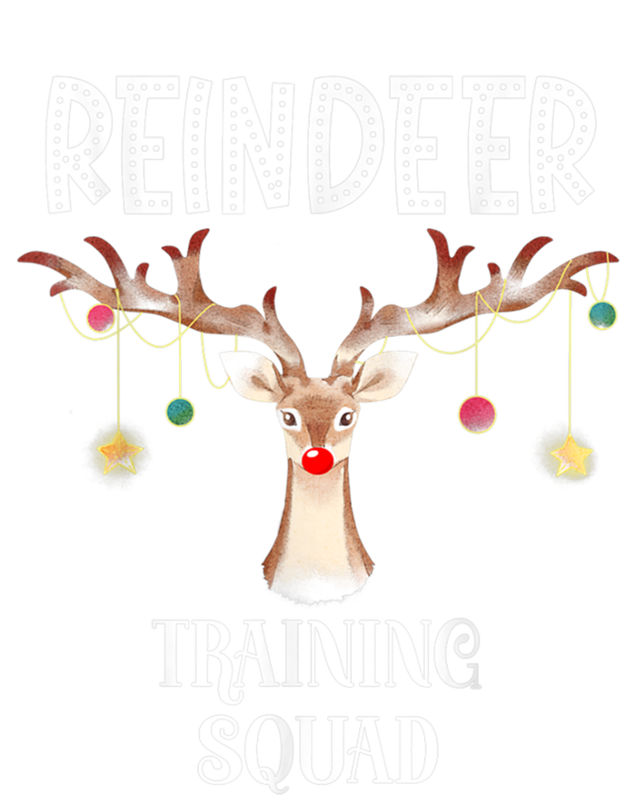 Reindeer Training Squad Funny Christmas Matching Family Gift Tie-Dye T-Shirt