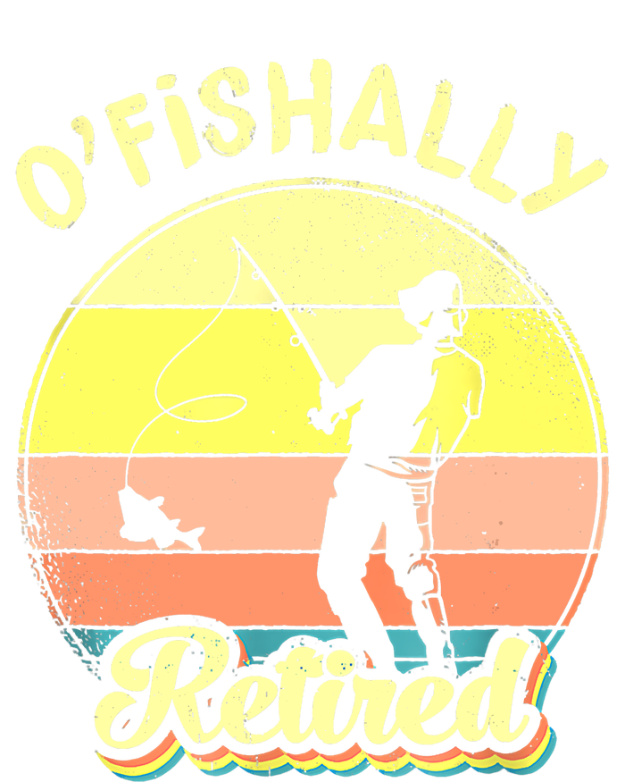 Ofishally Retired Fishing Retirement Softstyle Adult Sport Polo