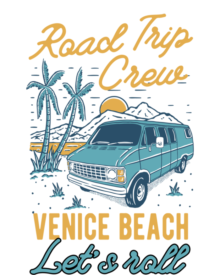 Road Trip Crew Venice Beach Lets Roll Matching Group Vannin Gift Premium Hoodie