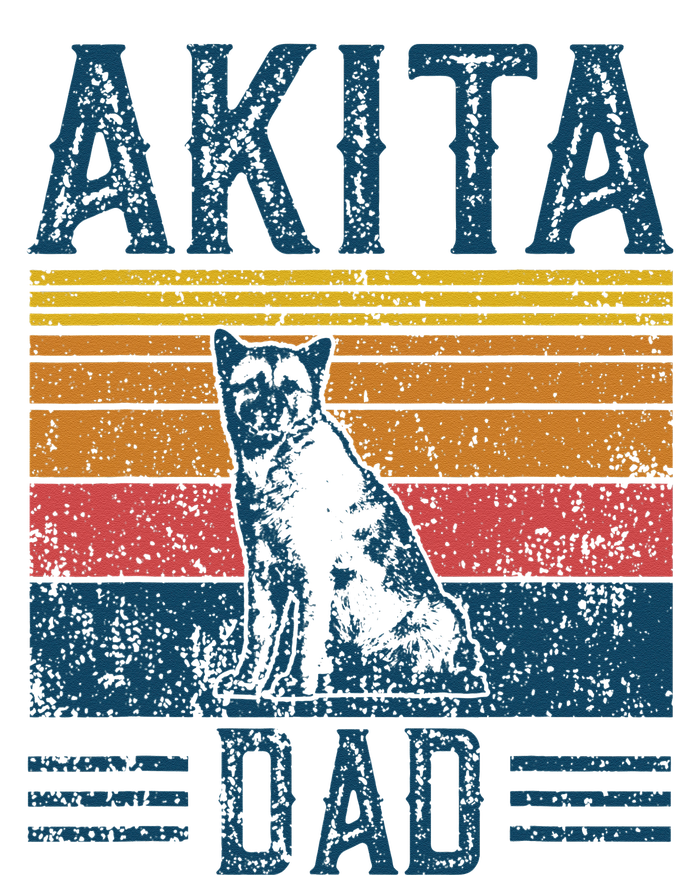 Dog Dad Vintage Akita Dad T-Shirt