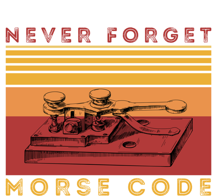 Morse Code Ham Amateur Radio Great Giftnever Forget Old Tech Hobbyist Gift Toddler T-Shirt