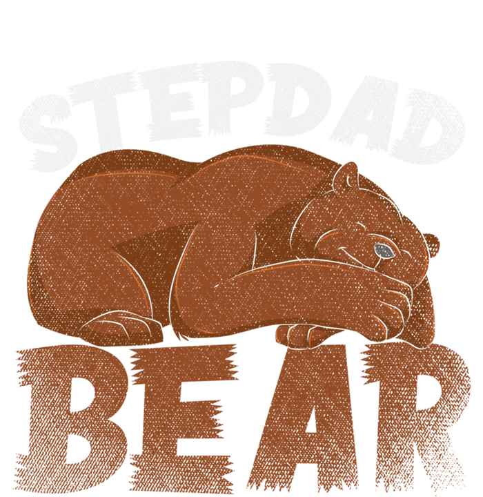 Stepdad Bear Proud Bonus Dad Fathers Day Family Step Dad Great Gift Short Acrylic Beanie