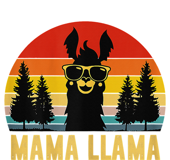 Mama Llama Funny Mother's Day Mom Birthday Youth Performance Sprint T-Shirt