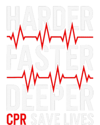 Harder Faster Deeper CPR Funny EMT EMS Paramedic T-Shirt