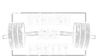 Strong And Pretty Funny Gym Quotes Gift T-Shirt