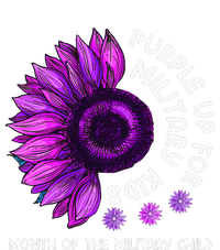 Purple Up For Military Sunflower For Military Kids Tie-Dye T-Shirt