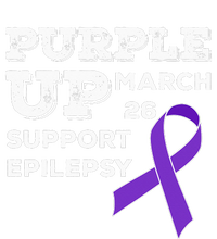 Purple UP March 26 Support Epilepsy Awareness Day Valucap Bio-Washed Visor