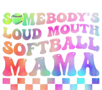 Somebody'S Loudmouth Softball Mama Funny Mom Mother'S Day Mesh Reversible Basketball Jersey Tank