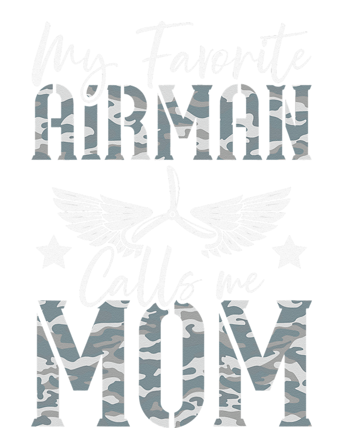 My Favorite Airman Calls Me Mom Air Force Soldier Mother Valucap Bio-Washed Visor