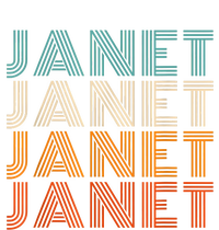 JANET Thing Name Gift Vintage Retro Ladies Essential Flowy Tank