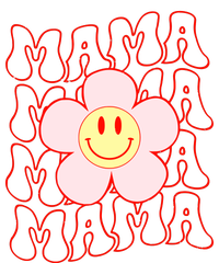 Mother Day Retro Happy Face Mama Groovy Daisy Flower Smile Face Trendy Ladies Essential Flowy Tank