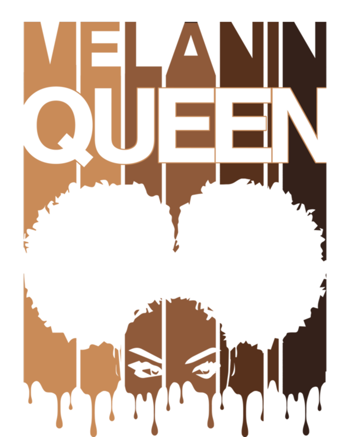 Melanin Queen Afro Dripping Black Educated Poppin Magic Cool Gift T-Shirt