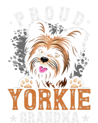 Yorkie Grandma Funny Yorkshire Terrier Dog Lover Proud 7-Panel Snapback Hat