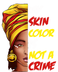 My Skin Color Is Not A Crime Black History Month Blm Costume Funny Gift Valucap Bio-Washed Visor