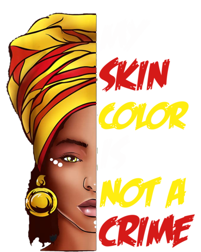 My Skin Color Is Not A Crime Black History Month Blm Costume Funny Gift Valucap Bio-Washed Visor