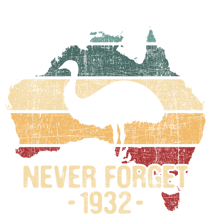 Never Forget 1932 Emu War Gift Emu Lover Zookeeper Gift T-Shirt