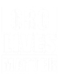 Orc Lives Matter Cool Gamer Warrior Gift Gaming Gift Stripe Pom Pom Beanie