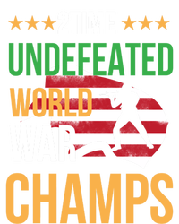 2 Time Undefeated World War Champs Memorial Day 4th Of July Gift Poster