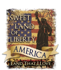 4th Of July America Sweet Land Of Liberty Patriotic Usa Flag Meaningful Gift Zip Tote Bag