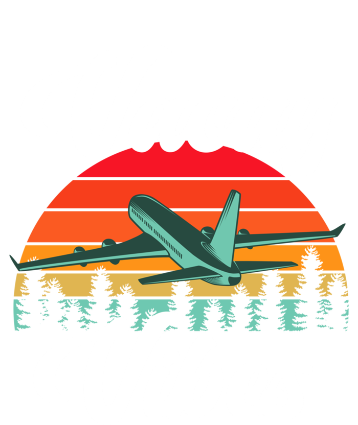 Vacay Vibes Retro Beach Vacation Summer Quote Airplane Gift T-Shirt