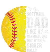 Softball Dad Just Like A Baseball Dad But With Bigger Balls Cooling Performance Long Sleeve Crew