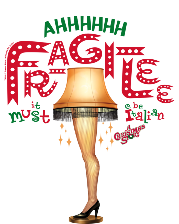 A Christmas Story Ahh Fragilee Funny Gift Full-Length Apron With Pockets