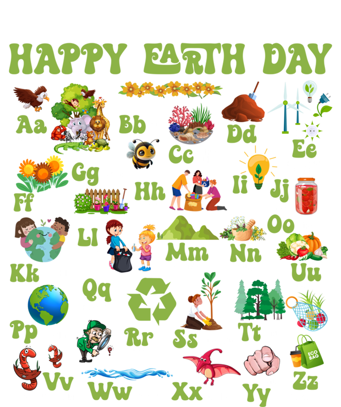 Abcs Of Earth Day Teacher Save Our Planet Nature Environt Meaningful Gift Mousepad