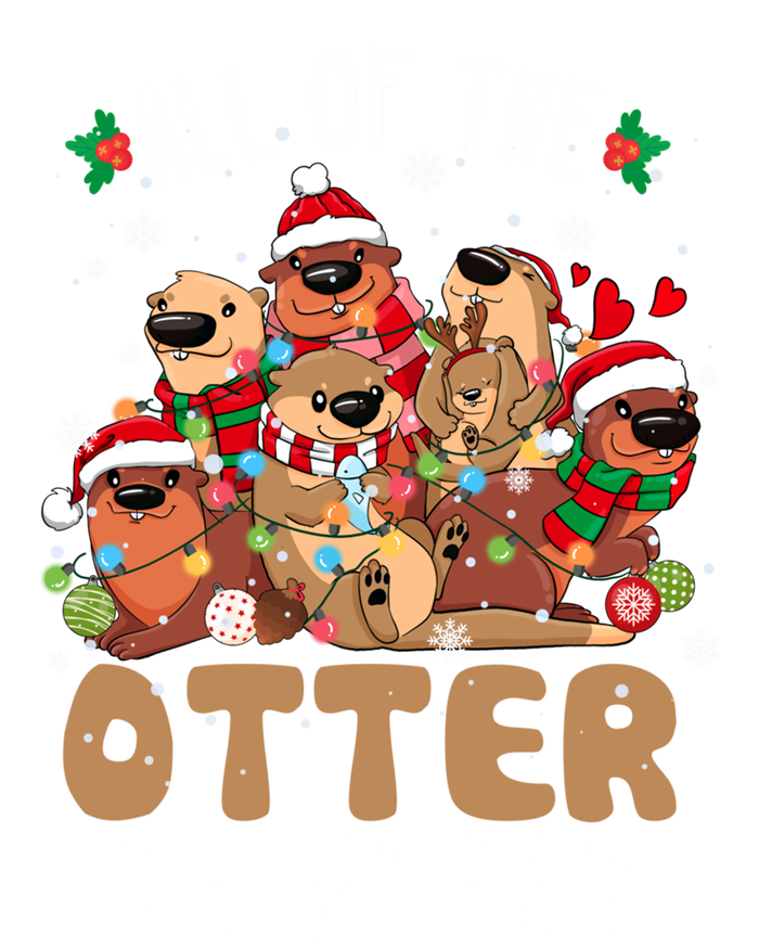 All Of The Otter Reindeer Merry Christmas Pajama Family Xmas Gift T-Shirt