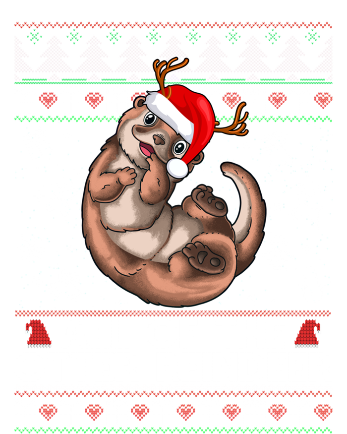 All Of The Otter Reindeercute Gift Funny Christmas Cool Gift Doggie Tank